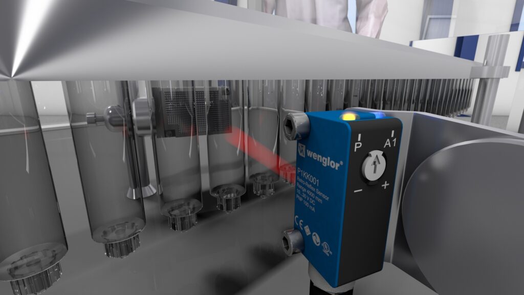 Barreira de reflexo de espelho para objetos transparentes em produção