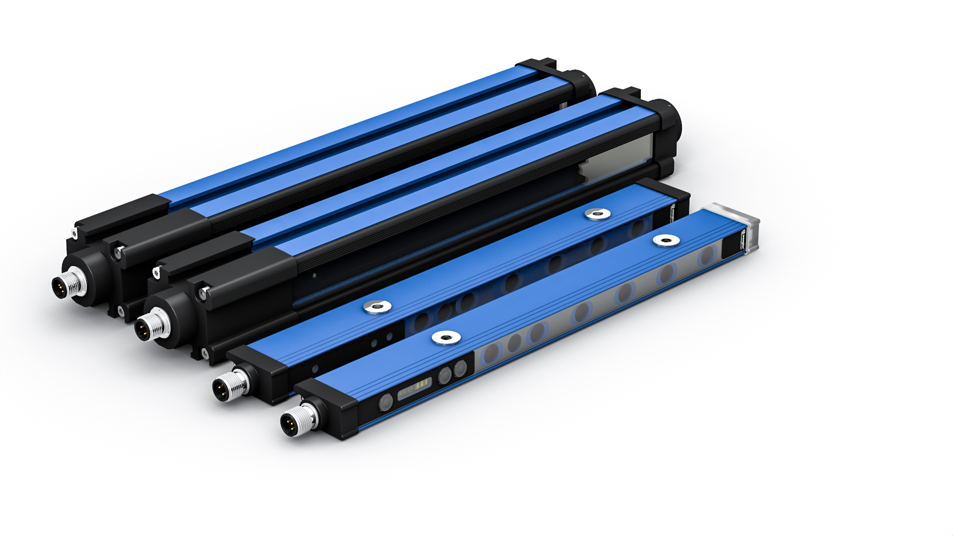 Svetlobna mreža za merilne naloge podjetja wenglor za natančno zaznavanje in merjenje predmetov na velikih širinah.